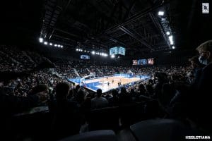 Premier match du Poitiers Basket 86 à l'Aréna du Futuroscope le mardi 12 avril face au LyonSO en championnat NM1