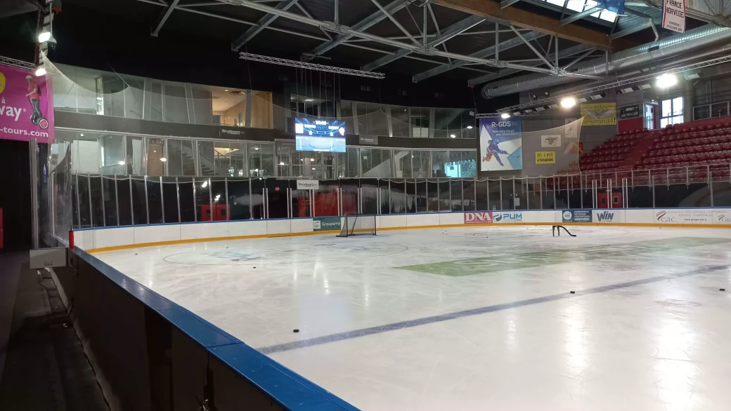 Ecran géant Stramatel à la patinoire de Strasbourg