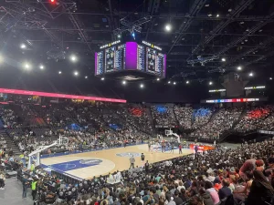 Match événementiel du Paris Basketball à l'Accor Arena