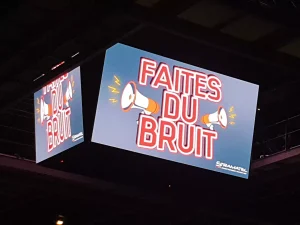 cube video LED - Arena Grand Paris - Tremblay